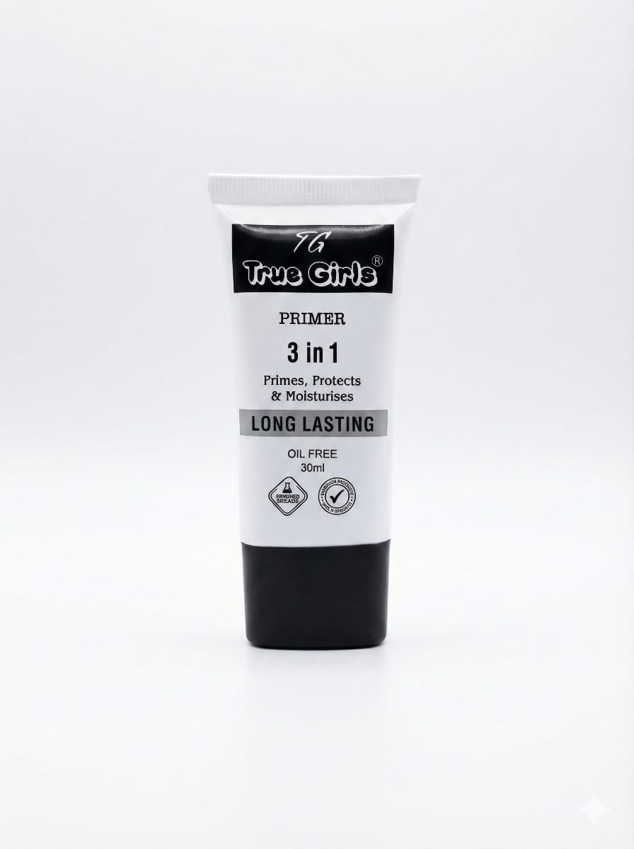 True Girls 3 in 1 Primer – Long Lasting Oil Free (30ml) - Image 2